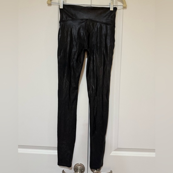 Spanx Black Faux Leather Legging SZ S NWOT - Picture 7 of 7